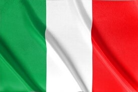 italiaanse vlag.klein